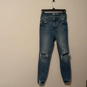 Old Navy super skinny jeans. Size 0